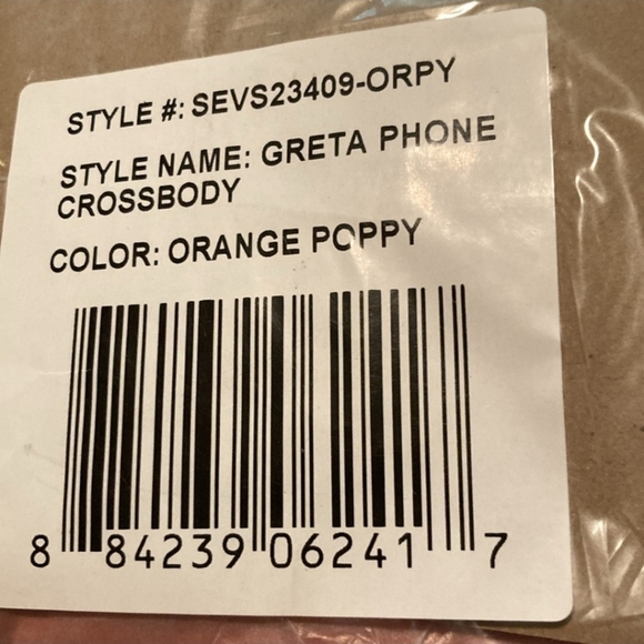 Sam Edelman Greta Phone Crossbody Color Poppy - Picture 4 of 5